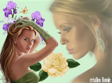 Les fleurs sont la nature