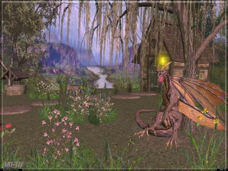 Pr&eacute;s joyeux, arbres en fleurs