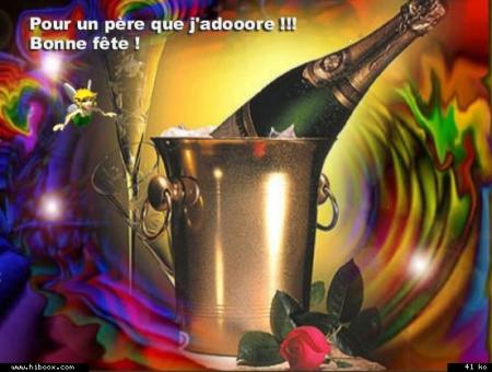bonne f&ecirc;te  papa