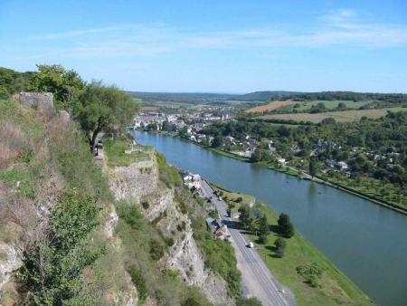 VUE DE GIVET DEPUIS LE FORT DE CHARLEMONT