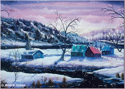 tombe la neige