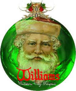 claire  je te remercie d'avoir commander cette   boule  pour  moi elle   me fait tres plaisir car je ne trouve pas beaucoup de prenoms williams (s) sur le net la tu me fait un joli cadeau  bisous